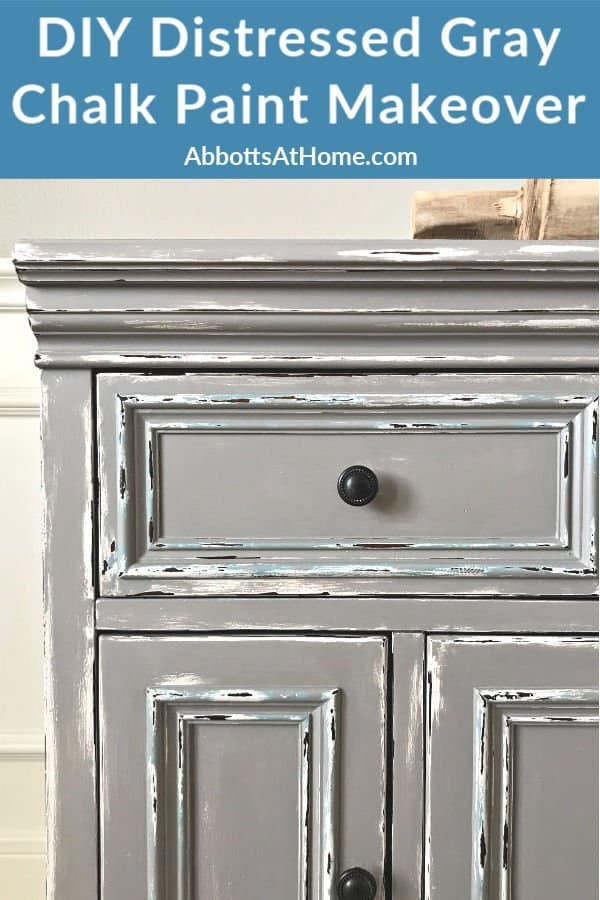 how to distress furniture with chalk paint